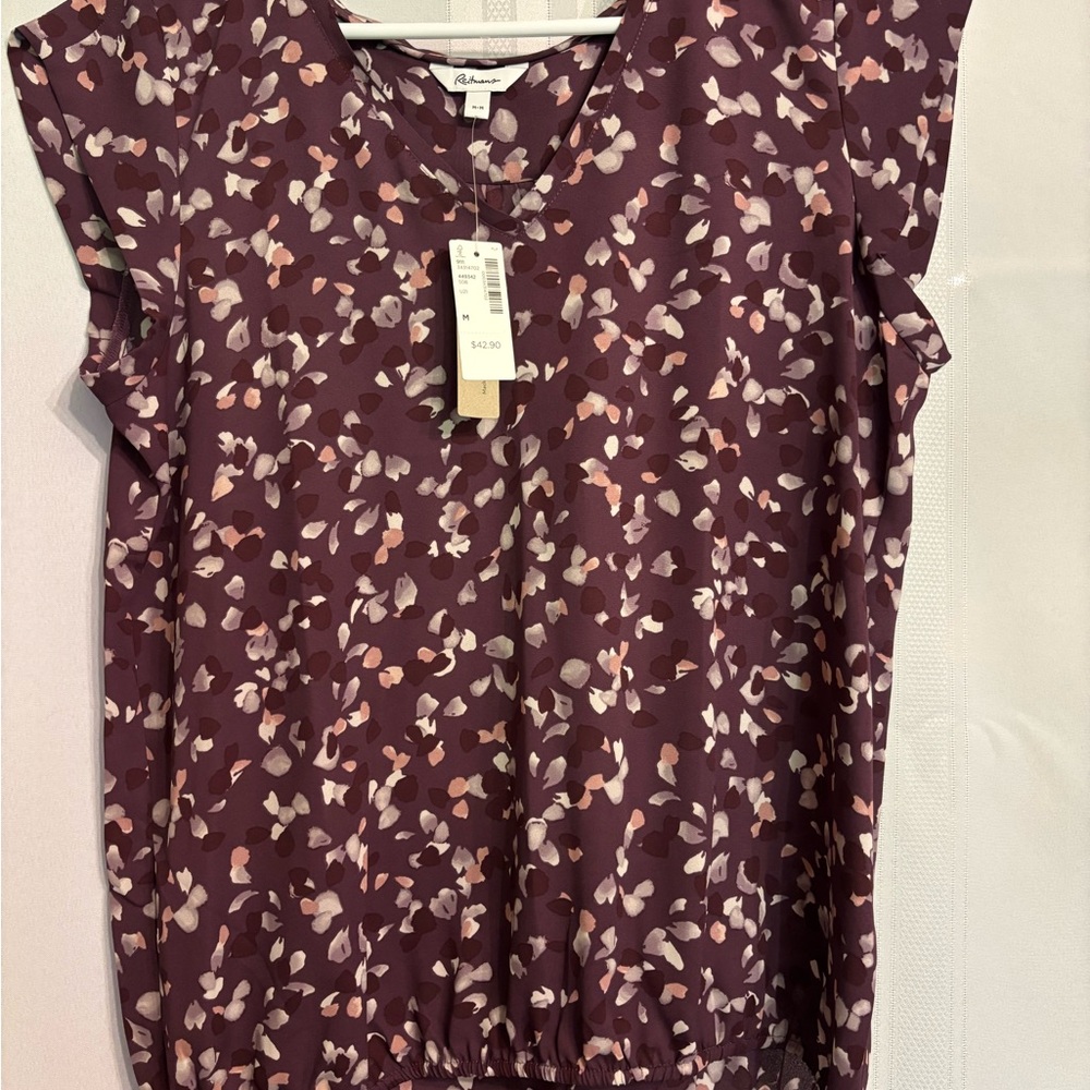 $15 - NWT - Reitmans Women's Floral Blouse - M